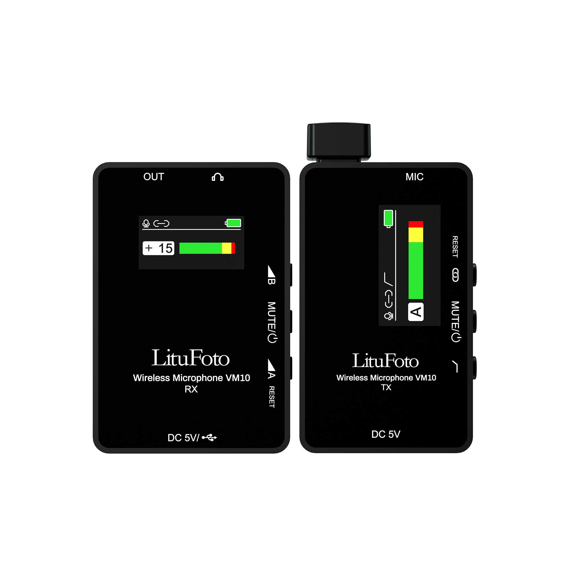 Wireless Lavalier Monitor Microphone VM10