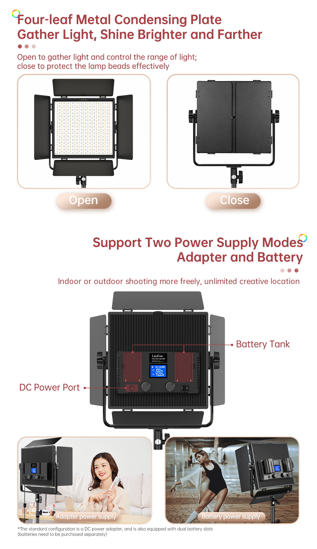 RGB Photography Light R60