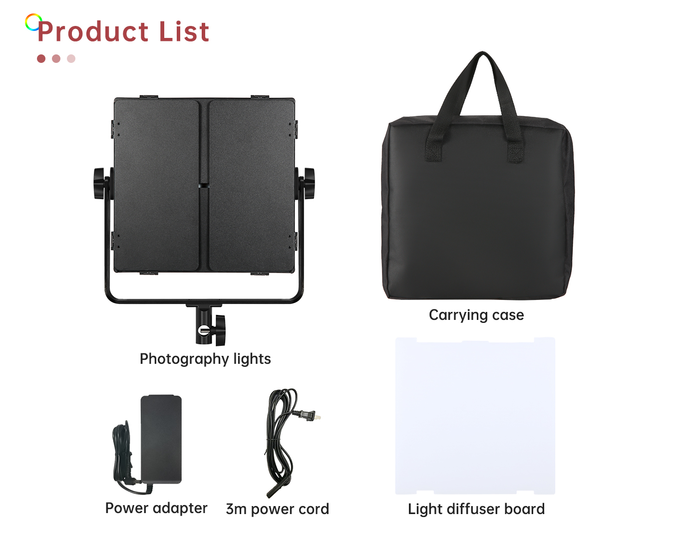 LED Photography Light P60