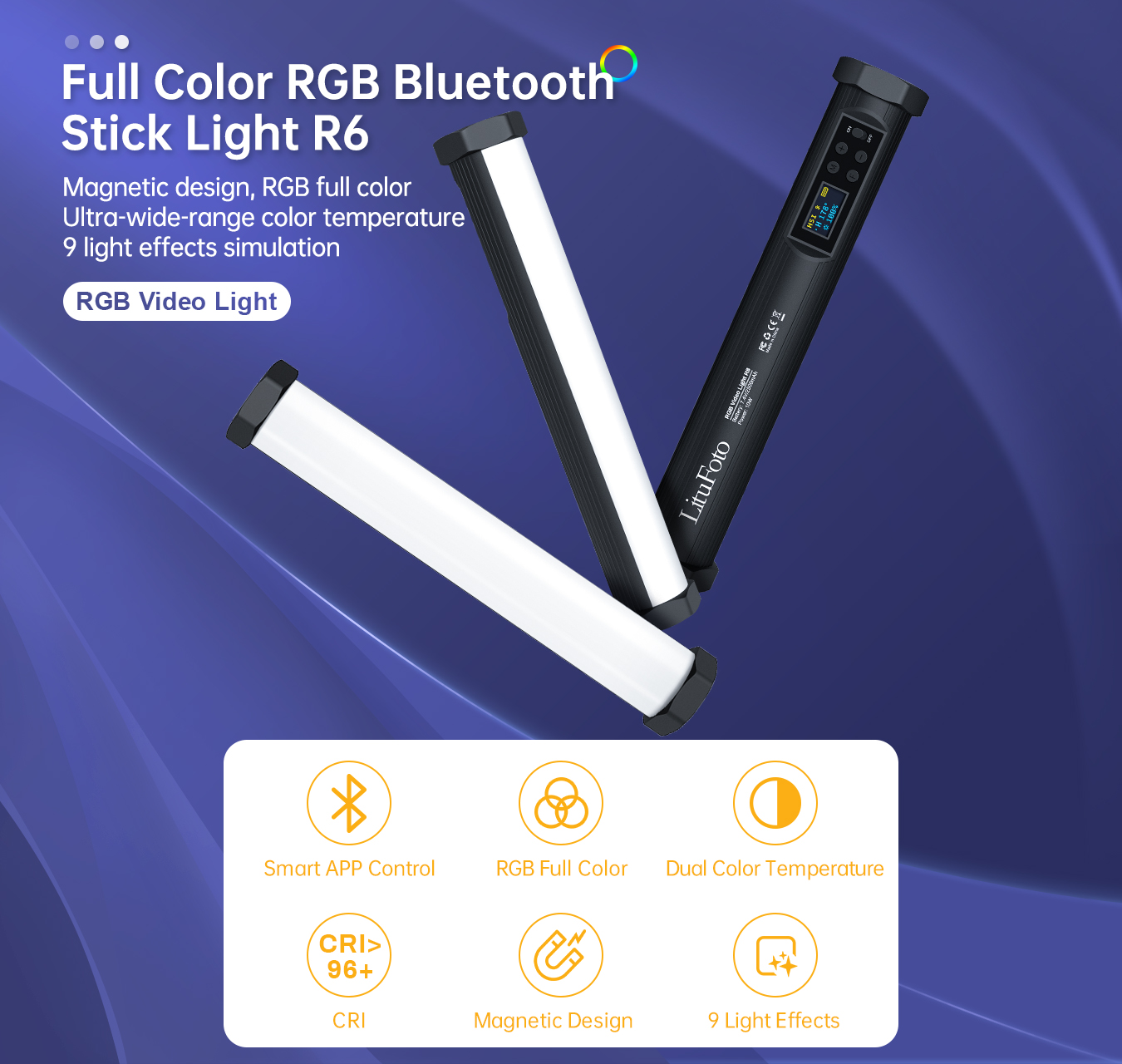 RGB Video Light R6