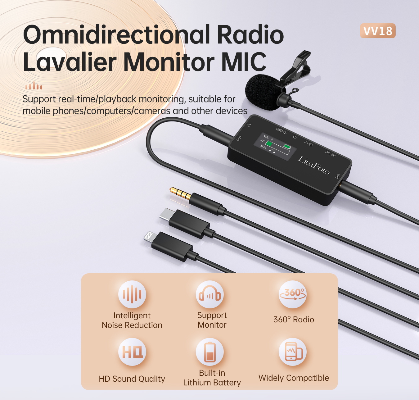 Lavalier Microphone VV18