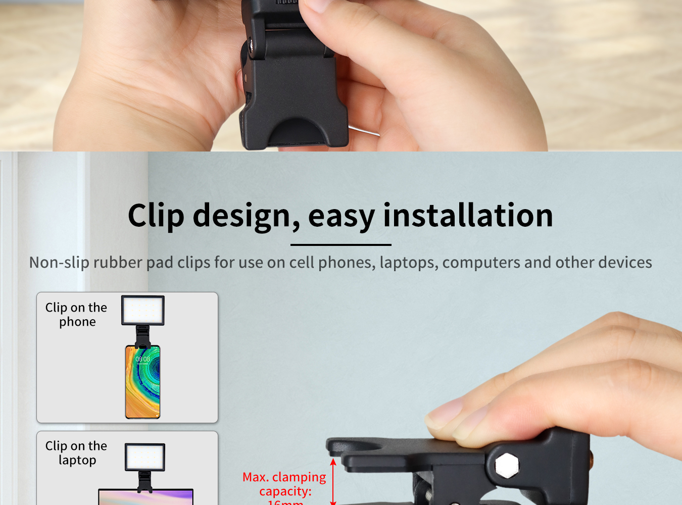 Multifunctional light clip B3