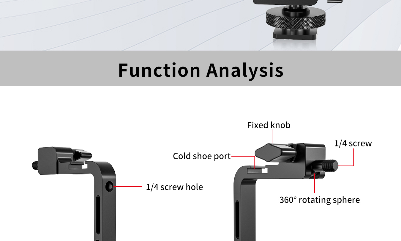 L-shaped multifunctional bracket B20