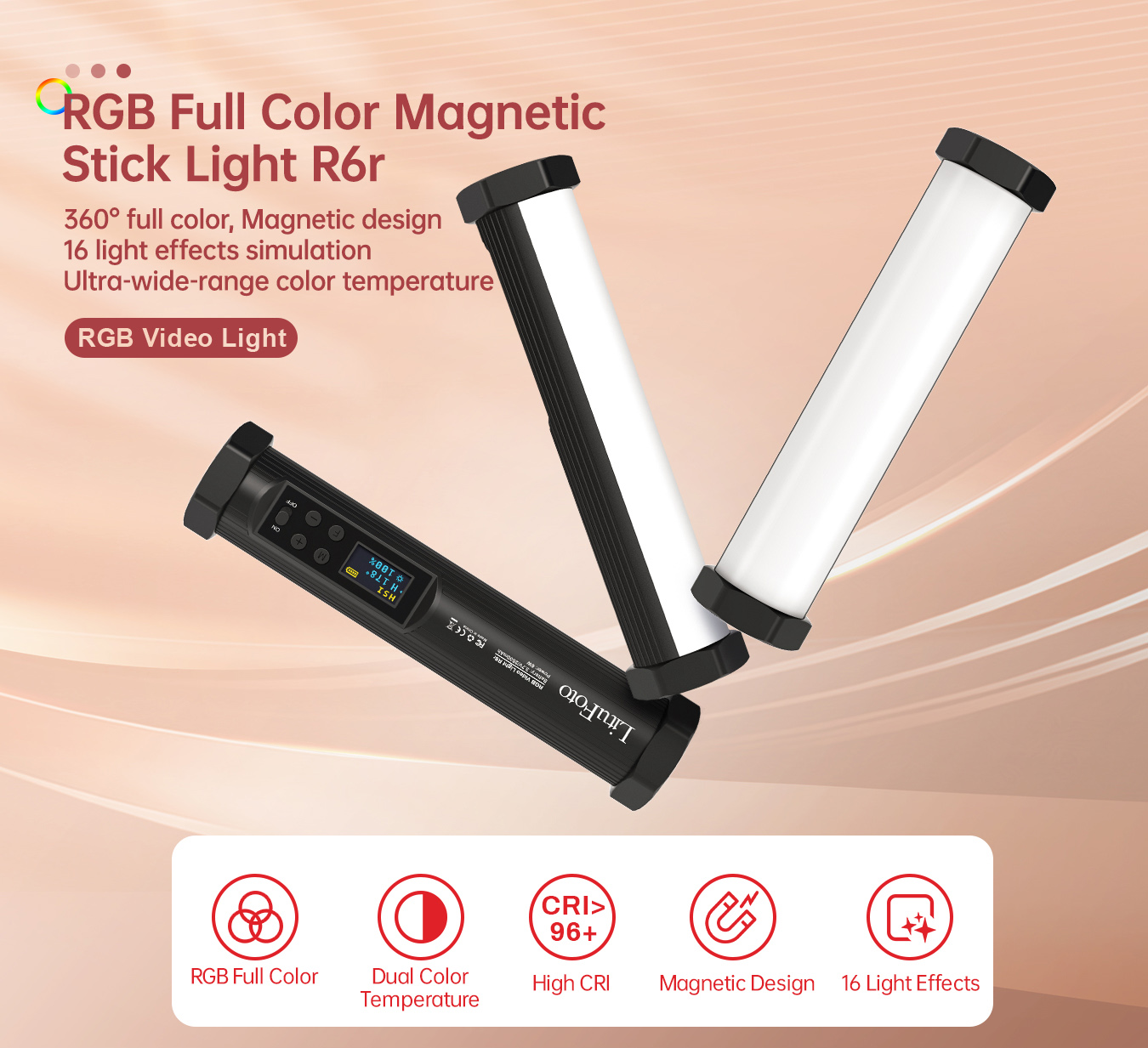 RGB Video Light R6r