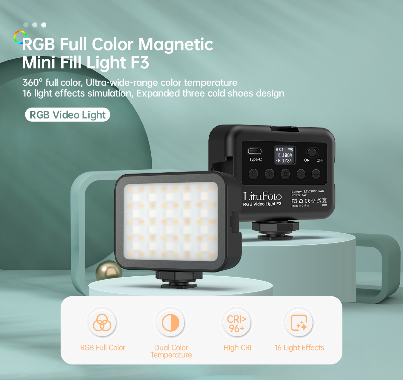 LED Video Light F3