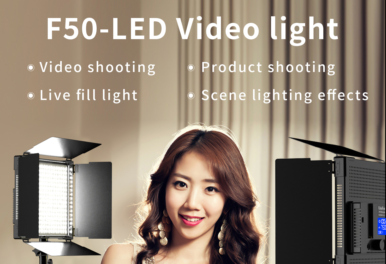 LED Photography Light F50