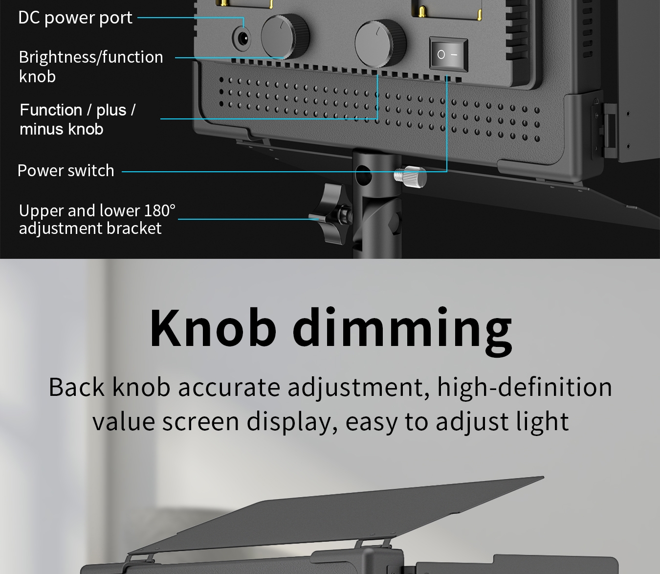 LED Photography Light F50