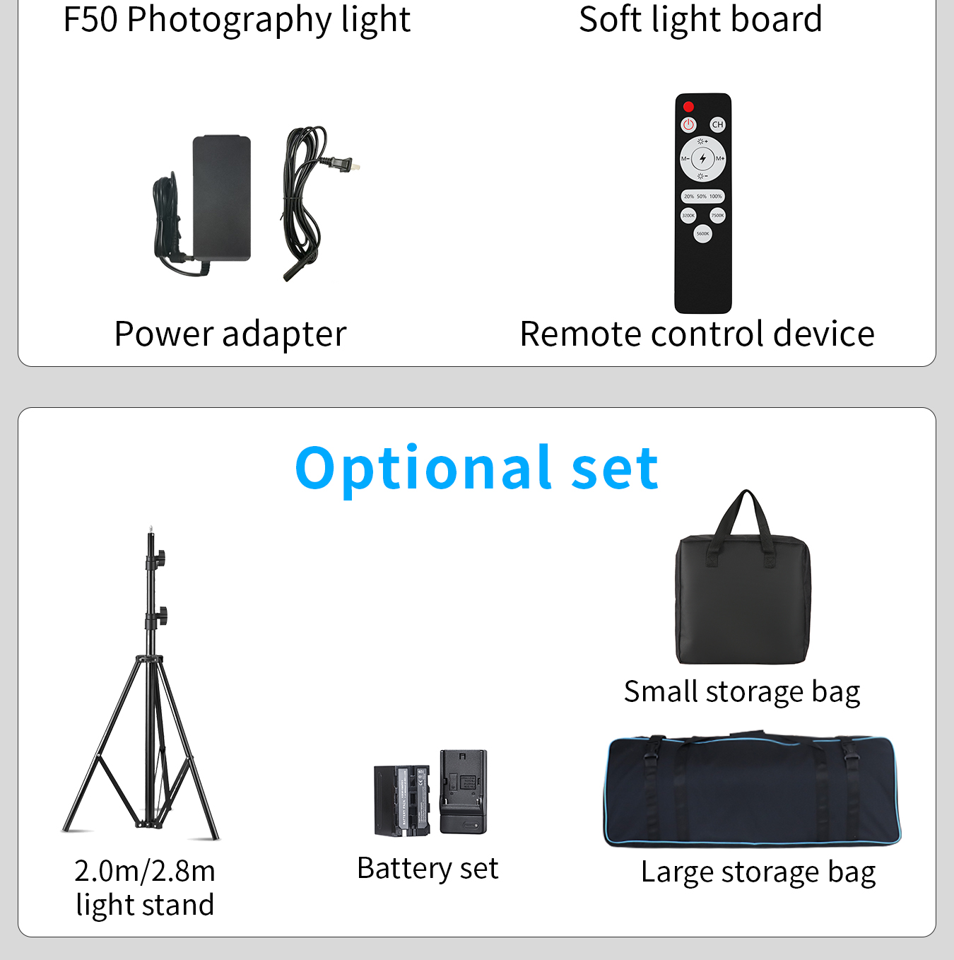 LED Photography Light F50