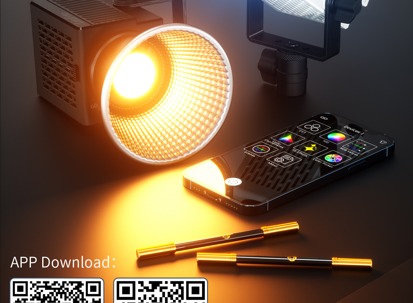 RGB COB Photographic Video Light U8r