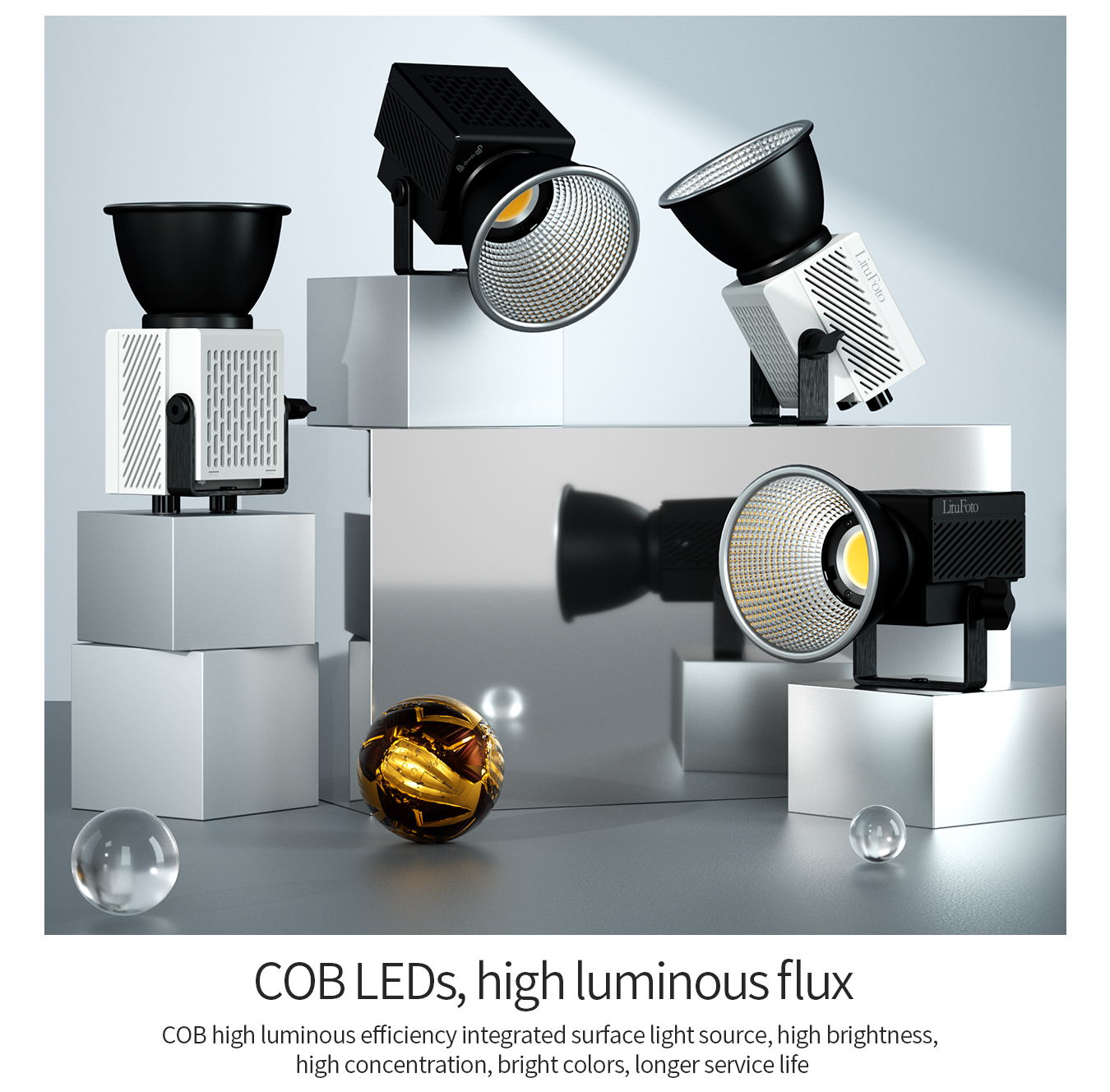 COB Photographic Video Light U8