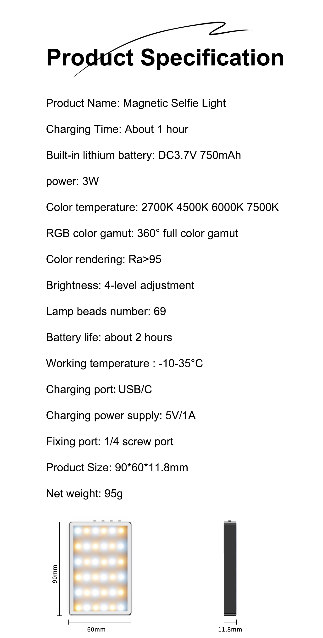 Mobile Phone Selfie Light N50
