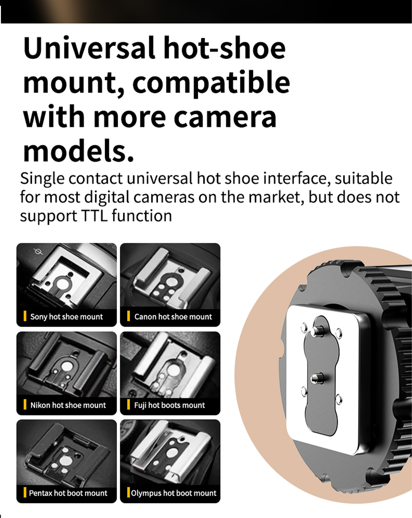 On-camera Flash