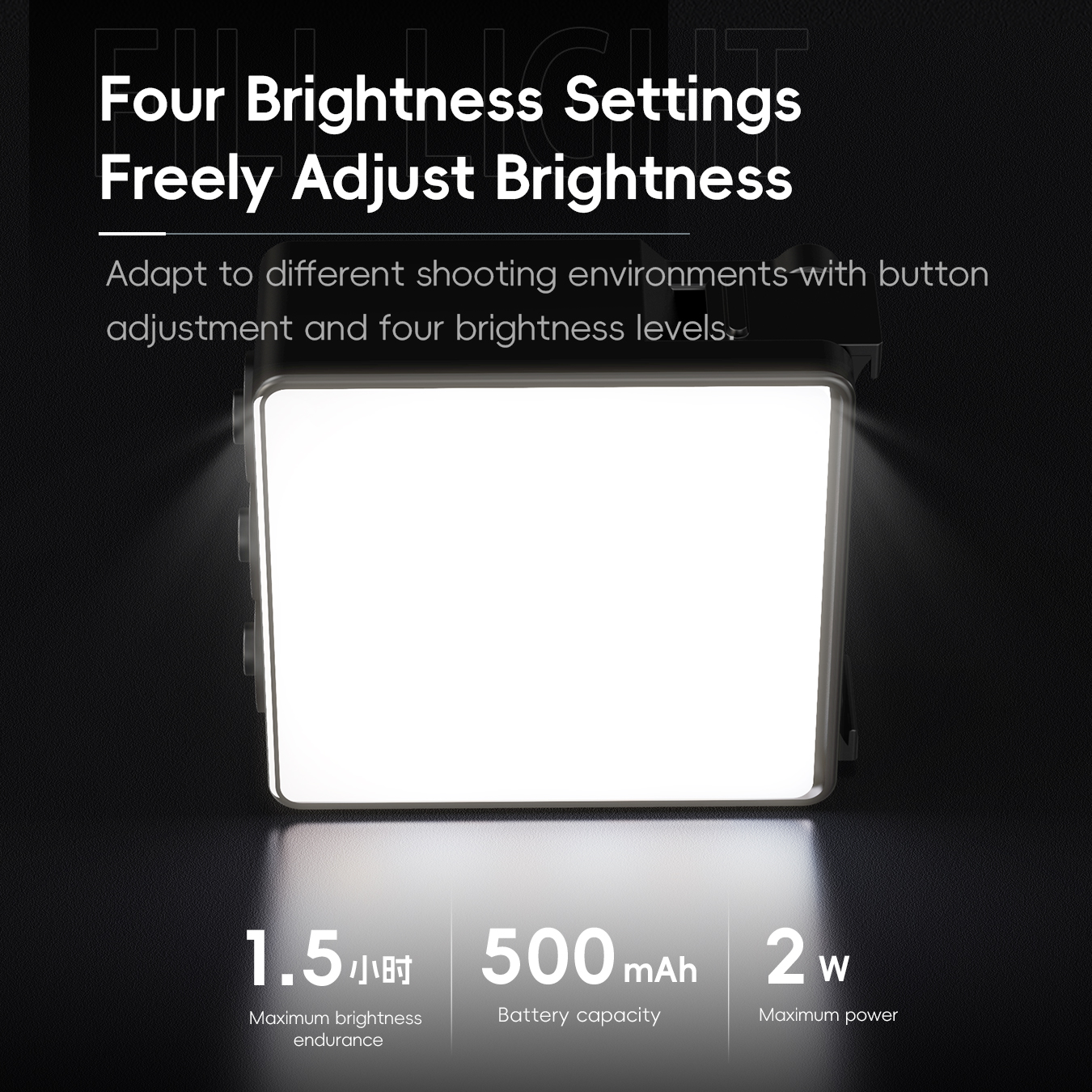 Action Mini Quick Release Dedicated Fill Light