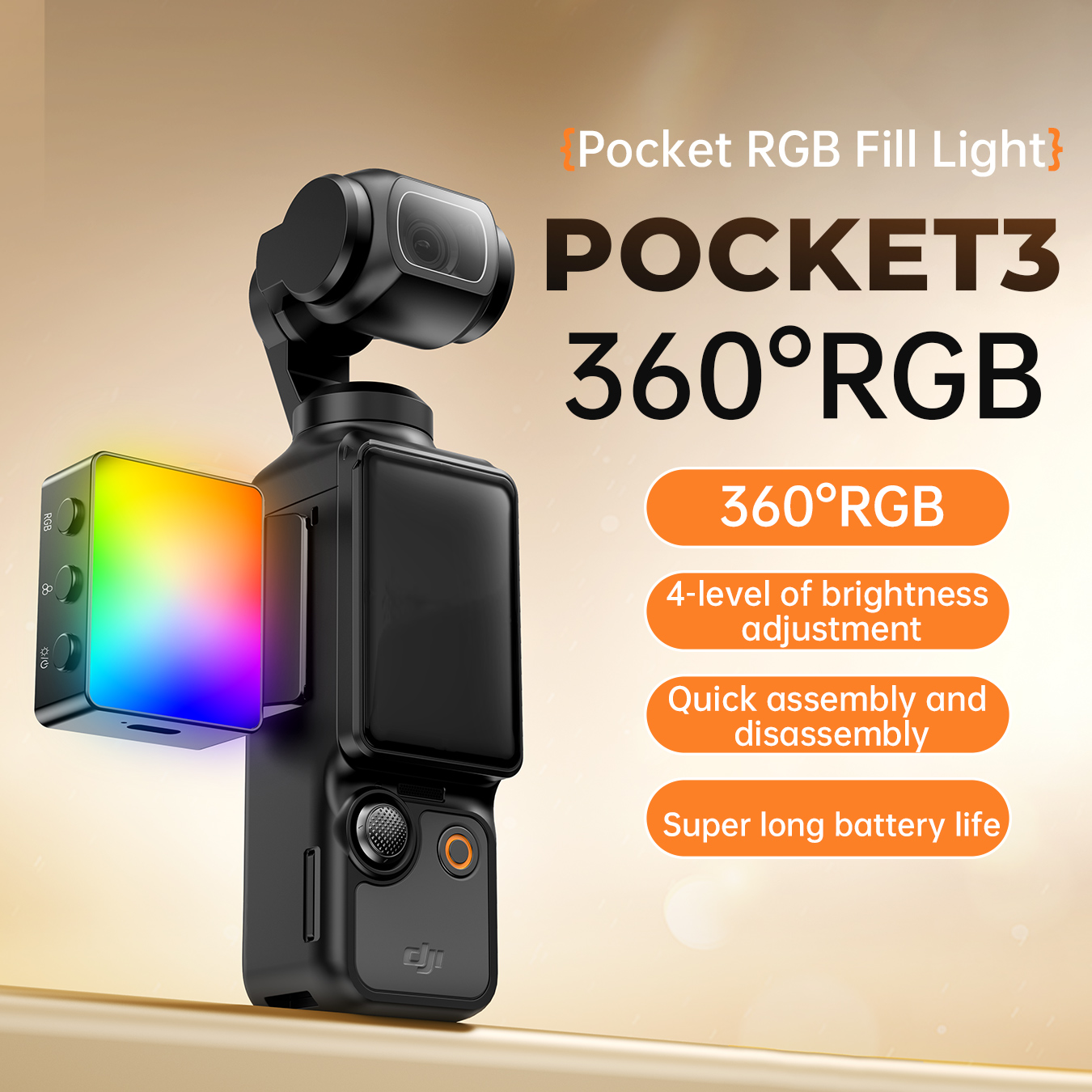 Pocket RGB Fill Light