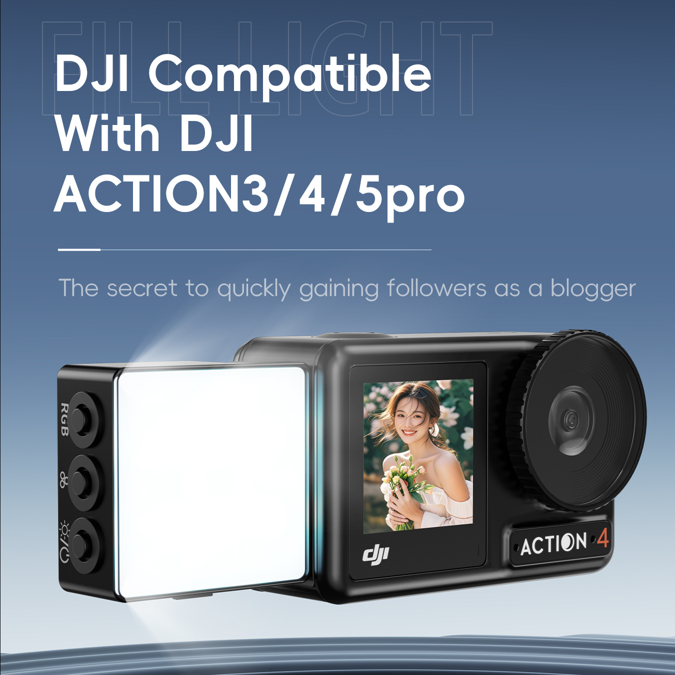 Action Mini Quick Release Dedicated Fill Light